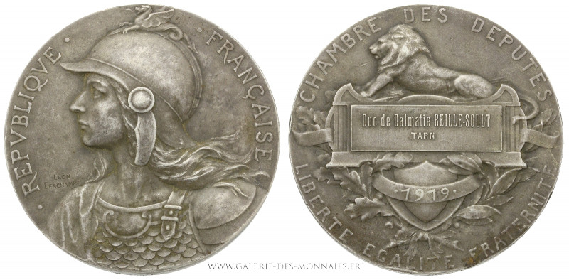 FRANCE, Troisième République (1871-1940), Médaille de la Chambre des députés ses...