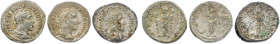 MAXIMIN Ier THRAX Caius Julius Vérus Maximinus 22 mars 235 - 15 avril 238
Trois deniers en argent : ♦ Cohen 7, 37, 77. Très beaux et Superbes.