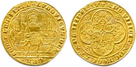 BELGIQUE - FLANDRE - LOUIS DE MÂLE Comte de Flandre, de Nevers et de Rethel 
26 août 1346 - 30 janvier 1384
✠ LVDOVICVS : DEI x x GRA · COm’· Ƶ : DnS ...