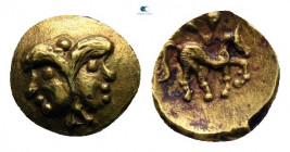 Central Europe. The Vindelici circa 300-200 BC. Janus Type I. 1/24 Stater AV