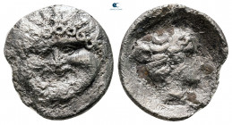 Macedon. Neapolis circa 425-350 BC. Hemidrachm AR