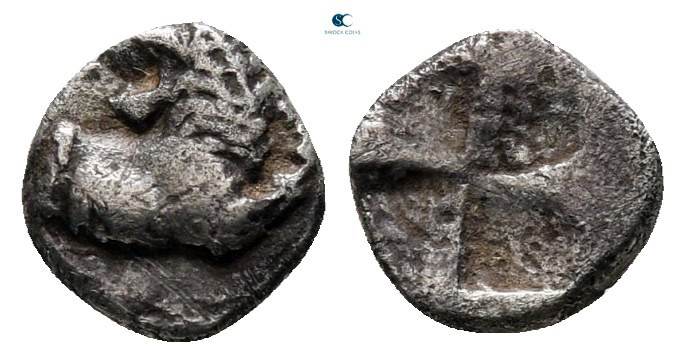 The Thracian Chersonese. Cardia circa 515-493 BC. 
Hemiobol AR

7 mm, 0,32 g...
