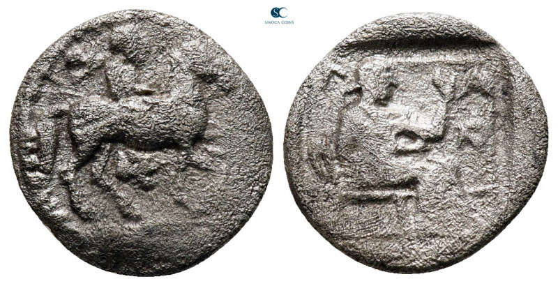 Thessaly. Larissa circa 460-400 BC. 
Trihemiobol AR

12 mm, 1,19 g



nea...