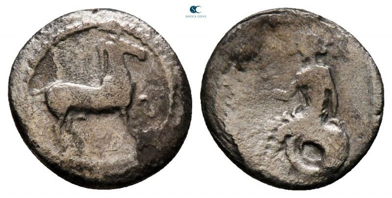 Thessaly. Larissa circa 460-400 BC. 
Obol AR

10 mm, 0,63 g



nearly ver...