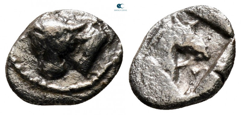 Thessaly. Larissa circa 460-440 BC. 
Obol AR

10 mm, 0,81 g



nearly ver...