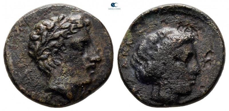 Thessaly. Phalanna circa 350-300 BC. 
Bronze Æ

16 mm, 2,92 g



very fin...