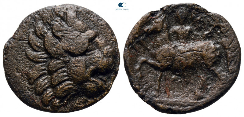 Thessaly. Pherae circa 300-200 BC. 
Bronze Æ

19 mm, 3,90 g



very fine