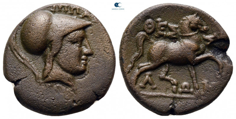 Thessaly. Thessalian League circa 150-50 BC. 
Bronze Æ

16 mm, 4,38 g



...