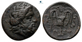 Islands of Thessaly. Peparethos circa 361-340 BC. Bronze Æ
