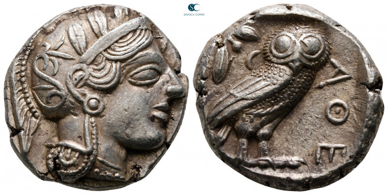 Attica. Athens circa 454-404 BC. 
Tetradrachm AR

24 mm, 17,20 g



good ...