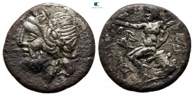 Arkadia. Megalopolis circa 175-168 BC. Fourrée Triobol-Hemidrachm