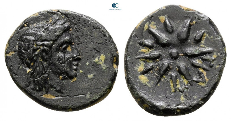 Mysia. Gambrion circa 400-300 BC. 
Bronze Æ

12 mm, 0,89 g



very fine