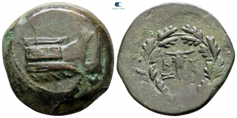 Mysia. Kyzikos circa 300-200 BC. Overstruck on an earlier issue from Kyzikos (SN...