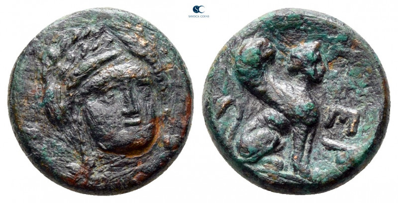 Troas. Gergis circa 400-300 BC. 
Bronze Æ

12 mm, 1,68 g



very fine