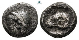 Troas. Kebren circa 500-450 BC. Diobol AR