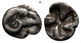 Troas. Kebren circa 380-350 BC. Obol AR