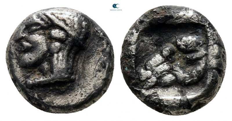 Troas. Neandria circa 500-450 BC. 
Diobol AR

10 mm, 1,01 g



very fine