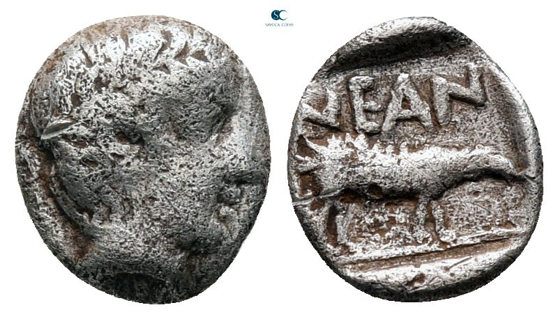 Troas. Neandria circa 400-300 BC. 
Obol AR

9 mm, 0,52 g



very fine