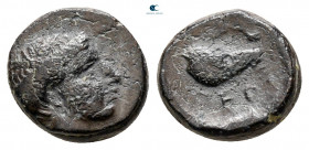 Aiolis. Gyrneion circa 400-300 BC. Bronze Æ