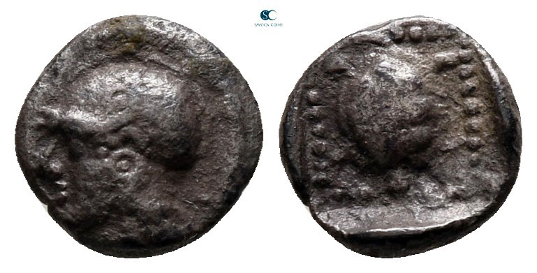 Lesbos. Methymna circa 500-460 BC. 
Obol AR

8 mm, 0,40 g



very fine