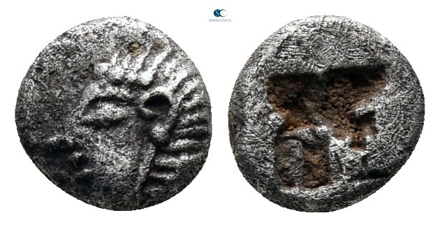 Ionia. Kolophon circa 530-500 BC. 
Hemiobol AR

6 mm, 0,37 g



very fine