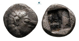 Ionia. Kolophon circa 530-500 BC. Tetartemorion AR