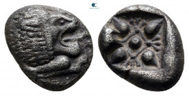 Ionia. Miletos circa 525-475 BC. Diobol AR