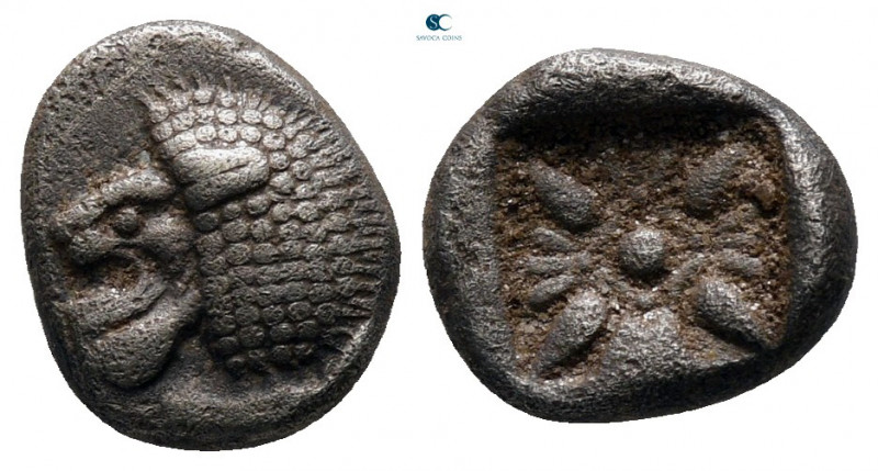 Ionia. Miletos circa 525-475 BC. 
Diobol AR

10 mm, 1,14 g



very fine