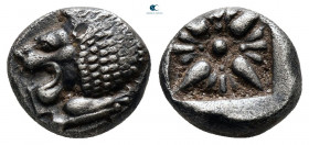 Ionia. Miletos circa 525-475 BC. Diobol AR