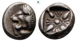 Ionia. Miletos circa 525-475 BC. Diobol AR