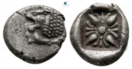 Ionia. Miletos circa 525-475 BC. Diobol AR