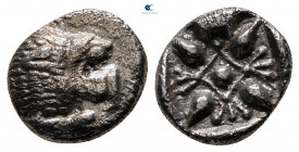 Ionia. Miletos circa 525-475 BC. Diobol AR