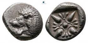 Ionia. Miletos circa 525-475 BC. Diobol AR