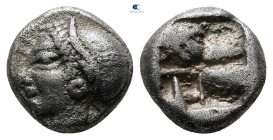 Ionia. Phokaia circa 521-478 BC. Diobol AR