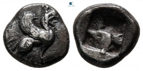 Ionia. Teos circa 540-510 BC. Trihemiobol AR