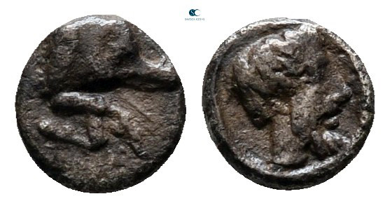 Caria. Euromos circa 400 BC. 
Hemiobol AR

6 mm, 0,20 g



very fine