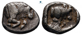 Caria. Uncertain mint circa 350-300 BC. Diobol AR