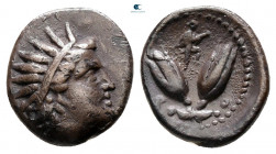 Islands off Caria. Rhodos circa 350-200 BC. Diobol AR