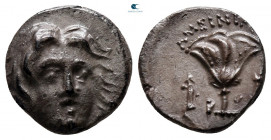 Islands off Caria. Rhodos circa 340-330 BC. Diobol AR