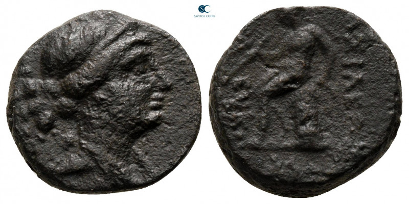 Seleukid Kingdom. Antioch. Seleukos III Keraunos 226-223 BC. 
Bronze Æ

14 mm...