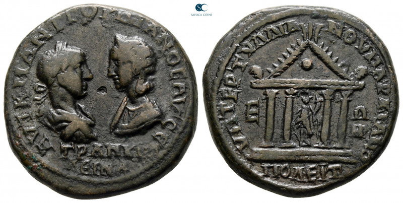 Moesia Inferior. Marcianopolis. Gordian III with Tranquillina AD 238-244. 
Bron...