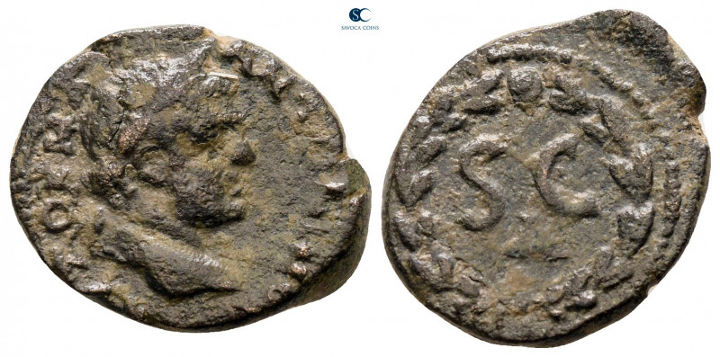 Seleucis and Pieria. Antioch. Caracalla AD 198-217. 
Bronze Æ

17 mm, 3,42 g...