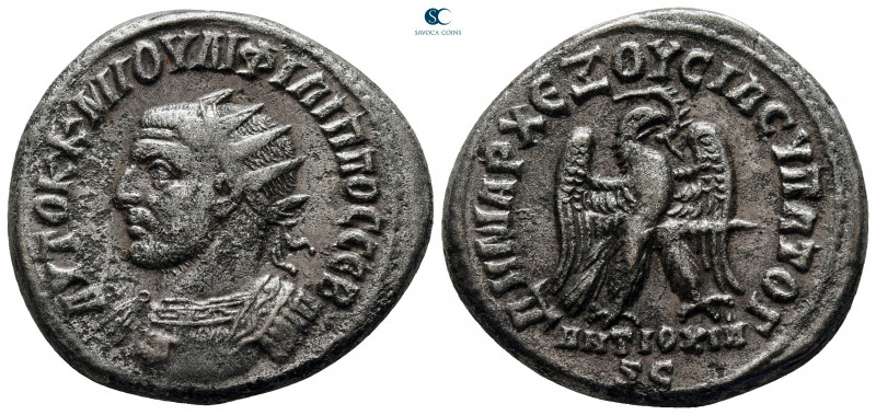 Seleucis and Pieria. Antioch. Philip I Arab AD 244-249. 
Billon-Tetradrachm

...