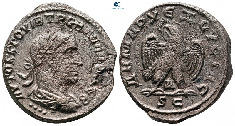 Seleucis and Pieria. Antioch. Trebonianus Gallus AD 251-253. 
Billon-Tetradrach...