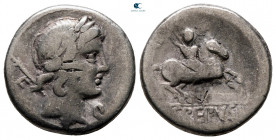 Pub. Crepusius 82 BC. Rome. Denarius AR