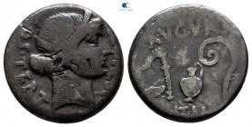 The Caesarians. Julius Caesar 46 BC. Rome. Denarius AR