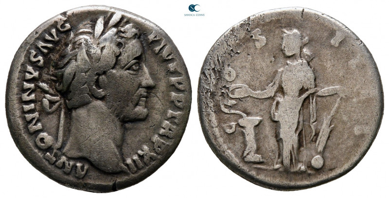 Antoninus Pius AD 138-161. Rome
Denarius AR

18 mm, 2,84 g



nearly very...