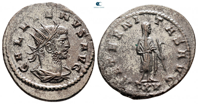 Gallienus AD 253-268. Antioch
Antoninianus Æ silvered

21 mm, 3,42 g



n...