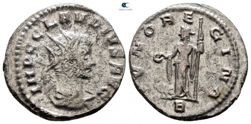 Claudius II (Gothicus) AD 268-270. Antioch
Antoninianus Æ silvered

20 mm, 4,...