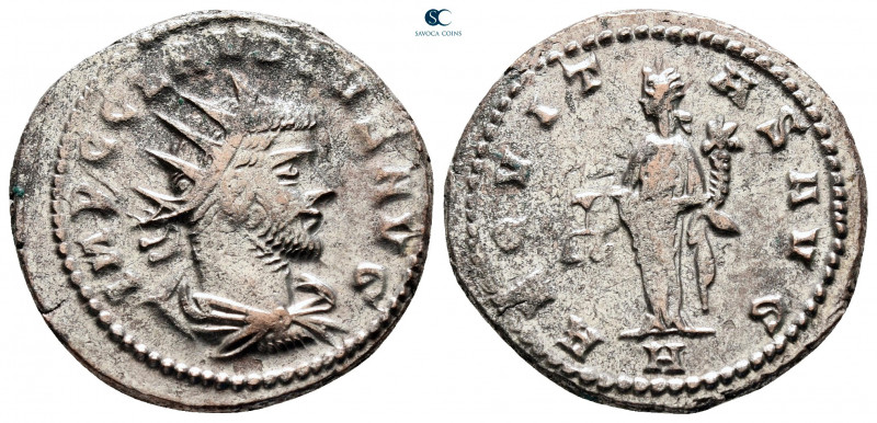 Claudius II (Gothicus) AD 268-270. Antioch
Antoninianus Æ silvered

20 mm, 4,...